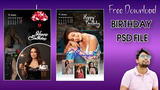 Free Download Birthday Photo Frame Designs #psd #download screenshot 2