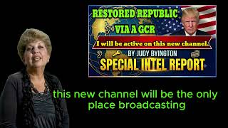 Welcome to RESTORED REPUBLIC VIA A GCR By JUDY BYINGTON  Special Intel Report