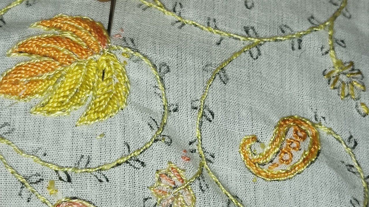 sozni work ||Easy way to make another design || kashmiri work|| handicraft