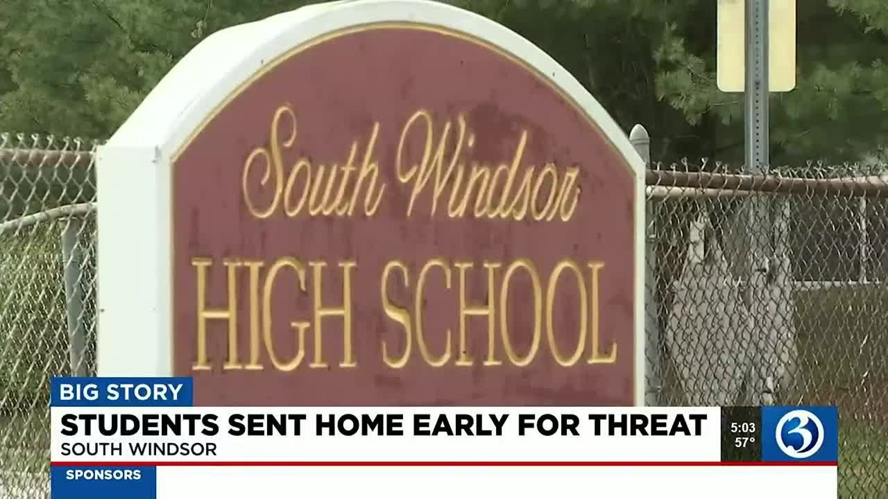 VIDEO: Students in South Windsor sent home early for threat - YouTube