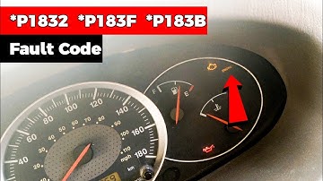 #P1832 #P183F #P183B Fault Code | scorpio starting problem