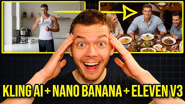 [EASY] Create Consistent Character Movies With Kling AI, Nano Banana, ElevenLabs V3, Lip Sync