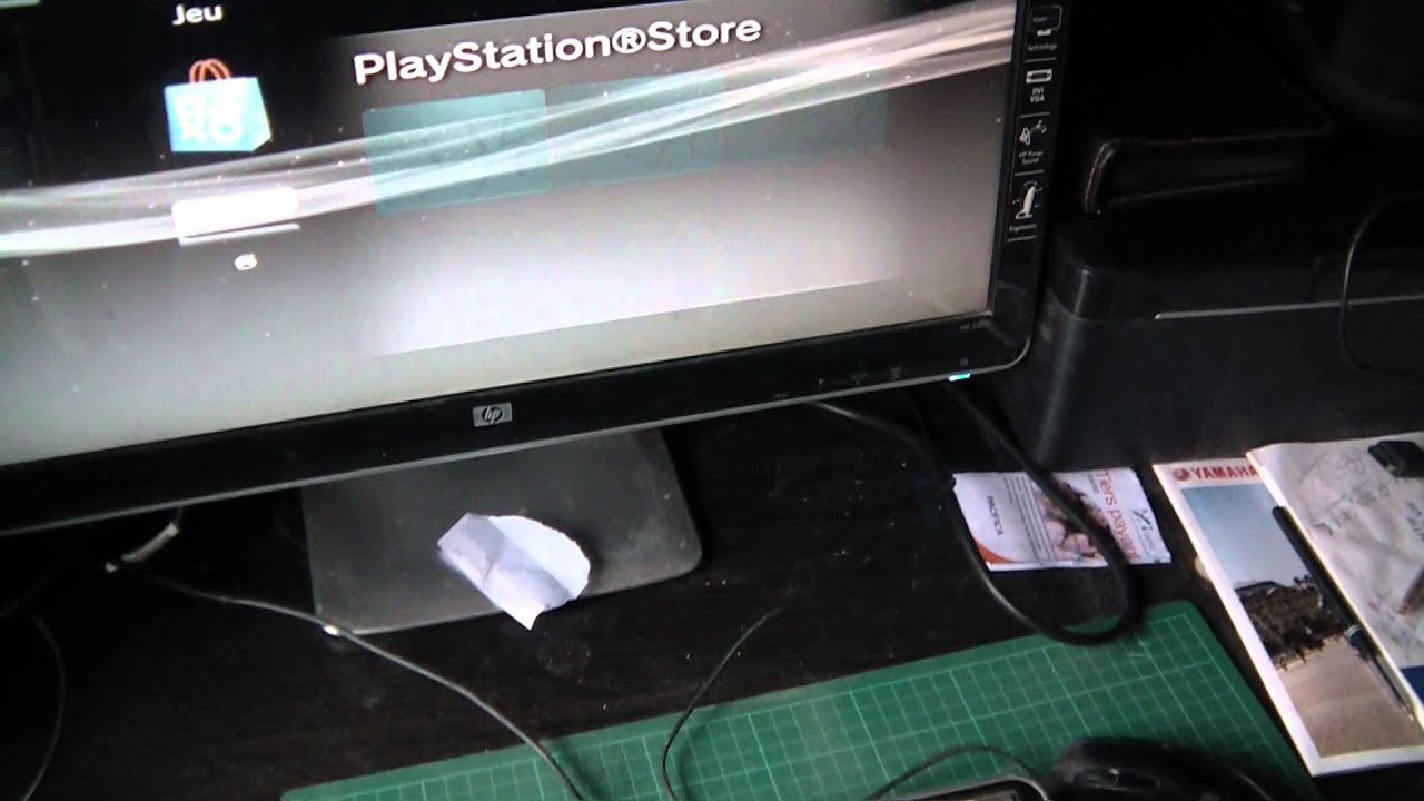 TUTORIAL EN DETAIL PS3 branché SUR ECRAN PC ET SON - YouTube