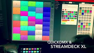 QuickDMX/ShowXpress control via Elegato Streamdeck XL