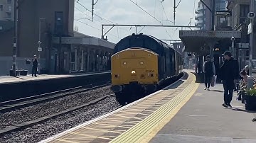 Full video of the Ex Greater Anglia move by a 37 through Chelmsford | 17.04.2023