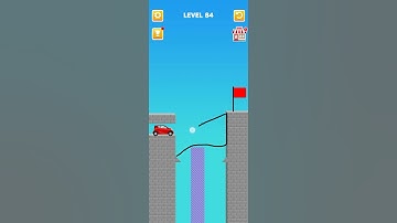 Draw Bridge Puzzle Level 84 #shorts 💖Subscribe💖