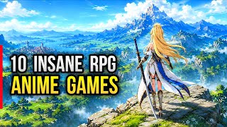 Top 10 INSANE ANIME Games RPG for Mobile ! Crazy Graphic ! You must Watch ! screenshot 5