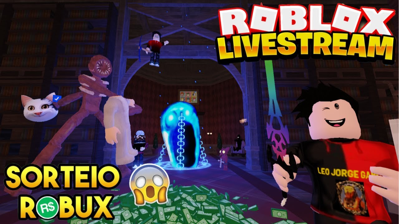 ROBLOX JOGANDO COM INSCRITOS E ROBUX GRÁTIS! ✨🤑 #roblox #robux 