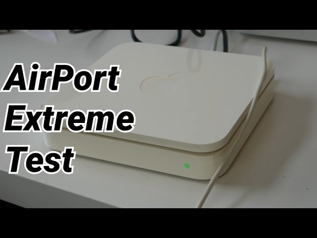 strække roman Forfatter Testing A 5th Gen Apple AirPort Extreme - YouTube