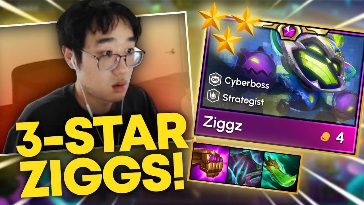 3-STAR ZIGGS ⭐⭐⭐ DOMINATES NA RANKED | Teamfight Tactics Set 14