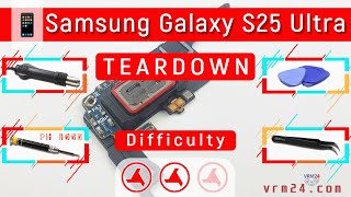 Samsung Galaxy S25 Ultra Sm-s938 Teardown Take Apart In Detail