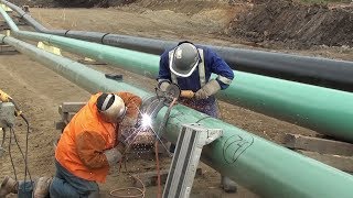 12 Inch Fill And Cap  Complete Setup  Pipeline Welding
