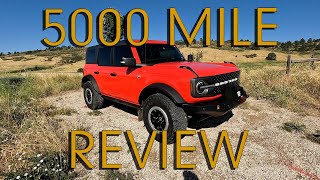 5000 mile Ford Bronco Badlands Sasquatch review