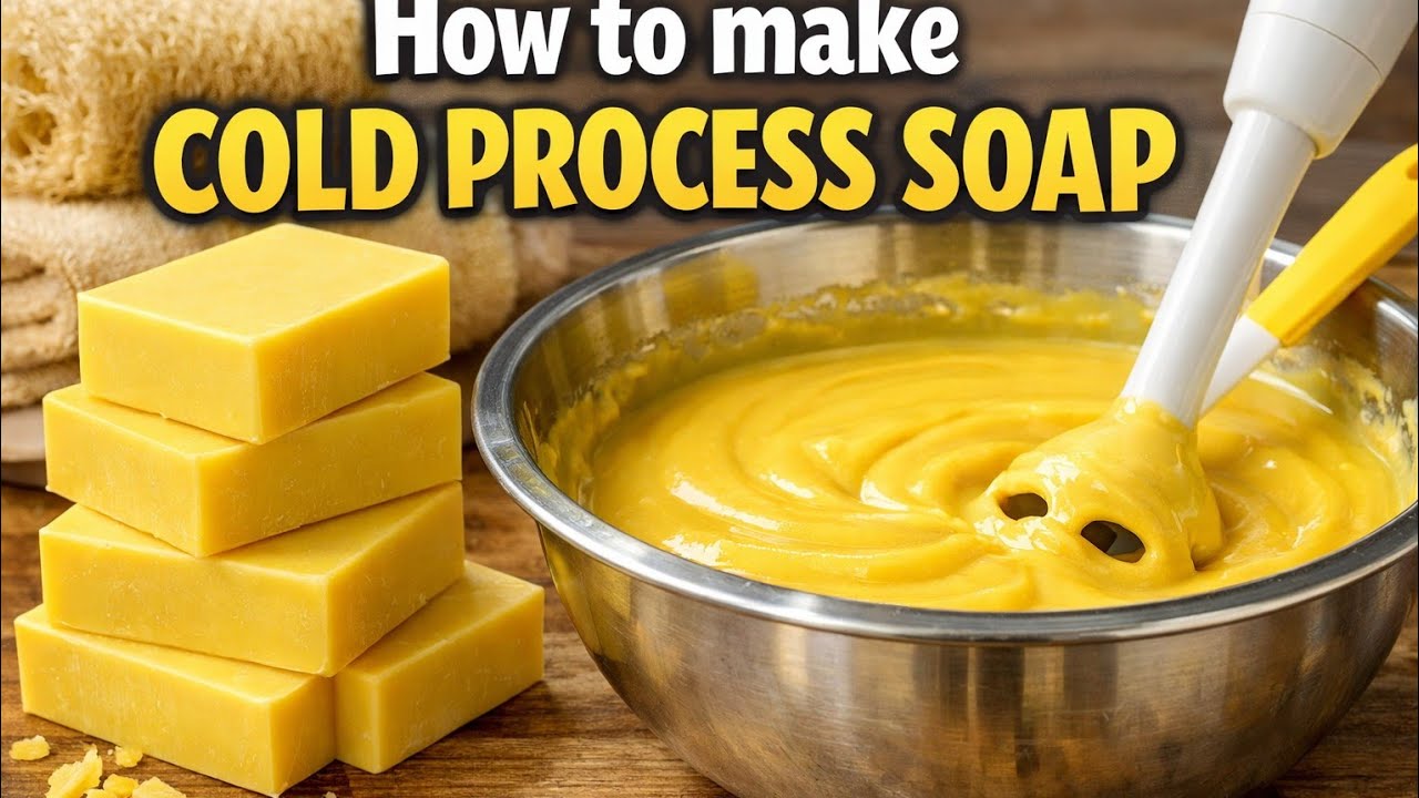 How To Make Cold Process Soap | How to make beauty soap. - YouTube