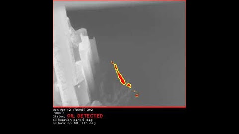 PODS detection of oil by water intake