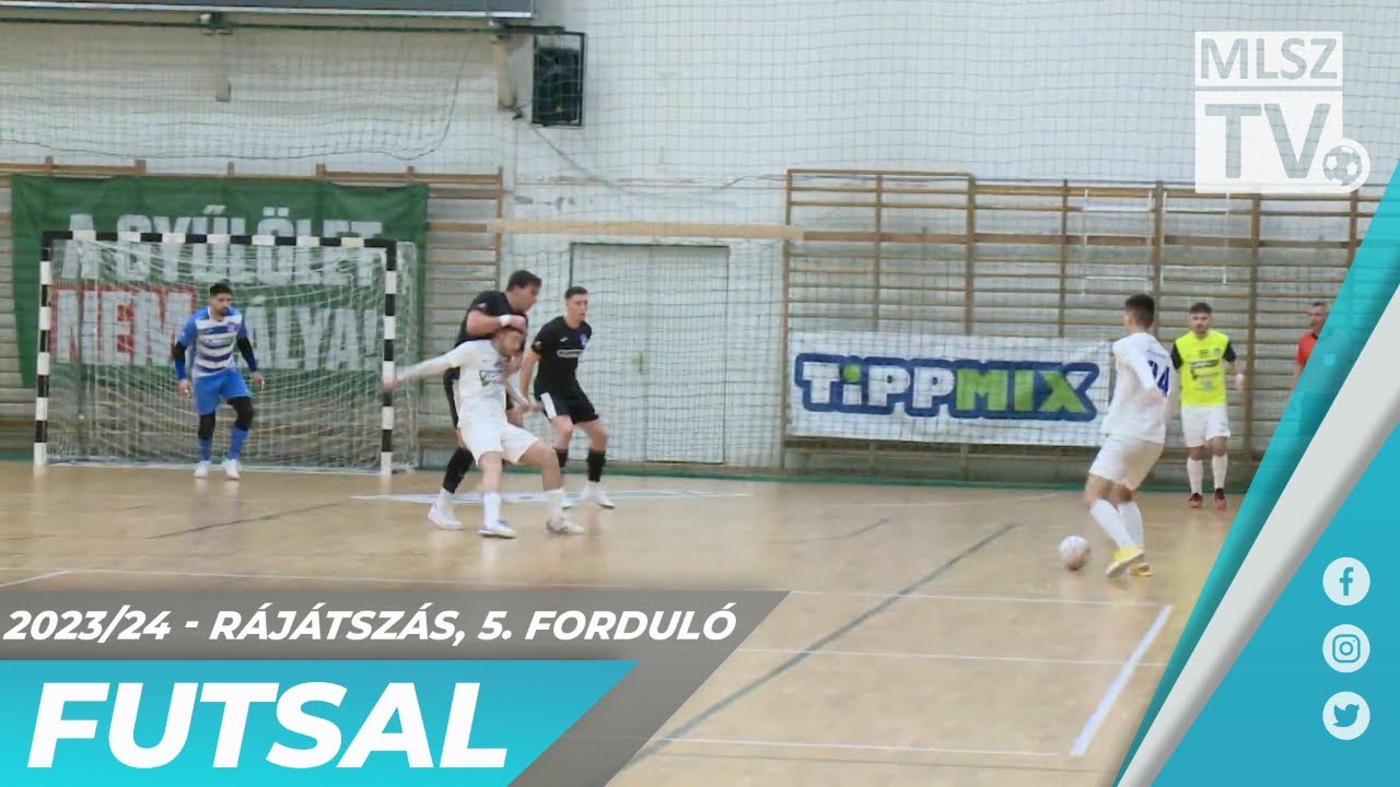 1.Futsal Club Veszprém – SG Kecskemét Futsal | 3-4 | Férfi Futsal NB I | Rájátszás 5. ford. | MLSZTV