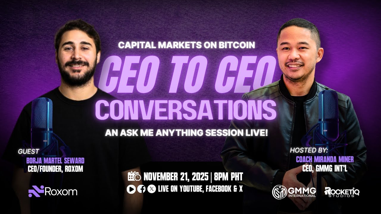 Bitcoin Capital Markets EXPLAINED: CEO-to-CEO AMA with Roxom CEO & Coach Miranda Miner