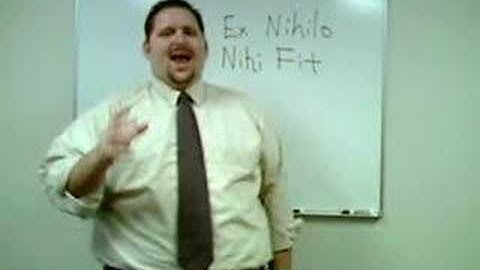 The Philosophy of Ex Nihilo Nihil Fit