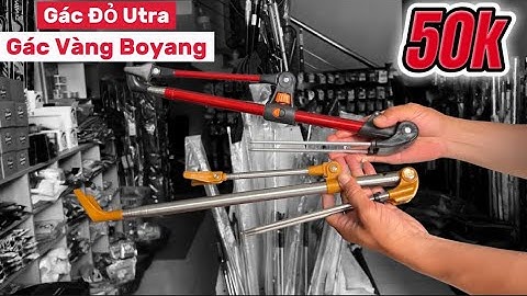 Gác cần câu cá giá rẻ // Gác utra đỏ và Boyang vàng size 2m1 ~ 2m4