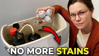 Just 3 Foil Balls and Your Toilet is Like NEW AGAIN! No More Stains