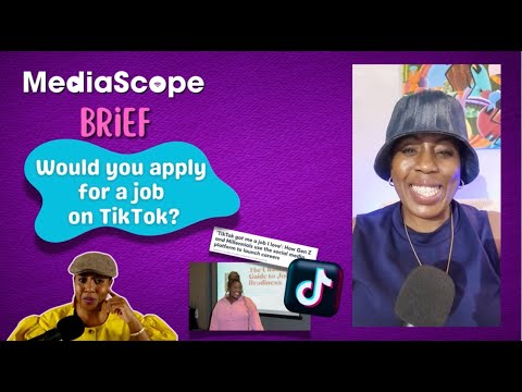 Would you apply for a job on TikTok?