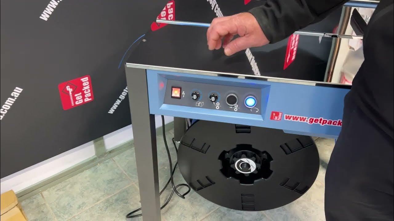 Strapping Machine 3GPSAS303 SemiAutomatic Strapping Machine YouTube