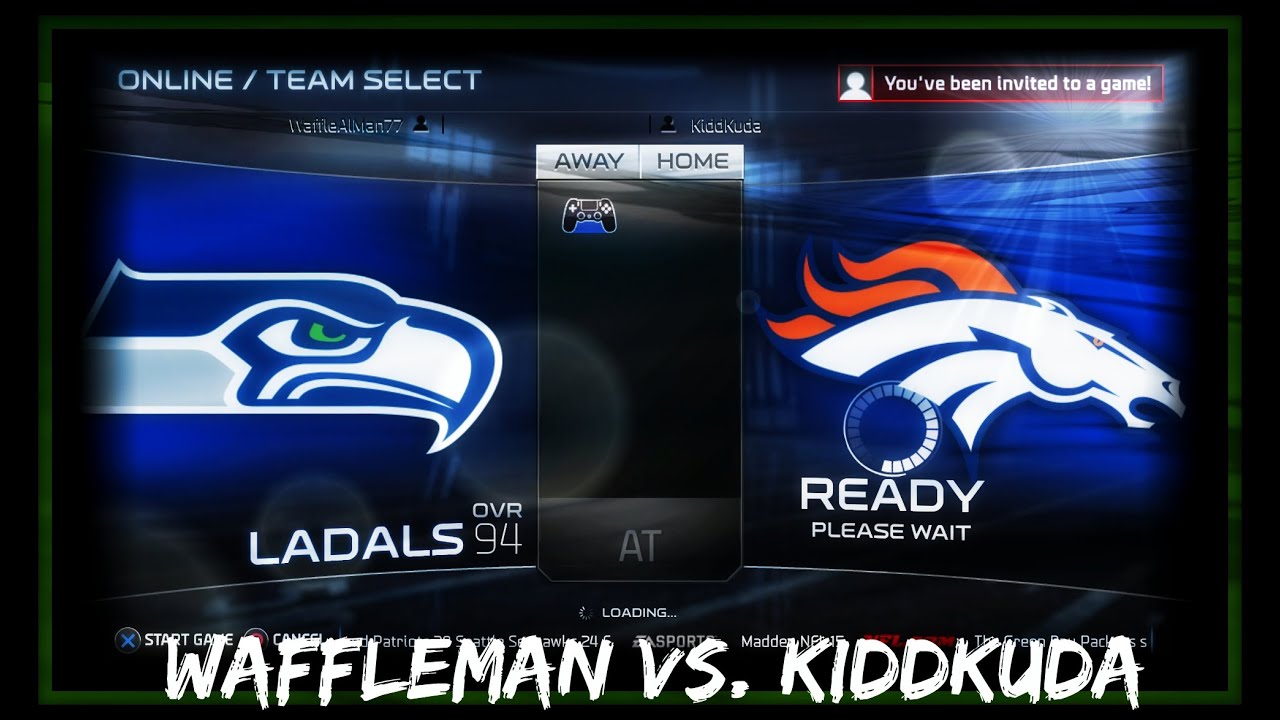 Madden NFL 15 Ultimate Team- WAGER vs. @Thatkiddkuda