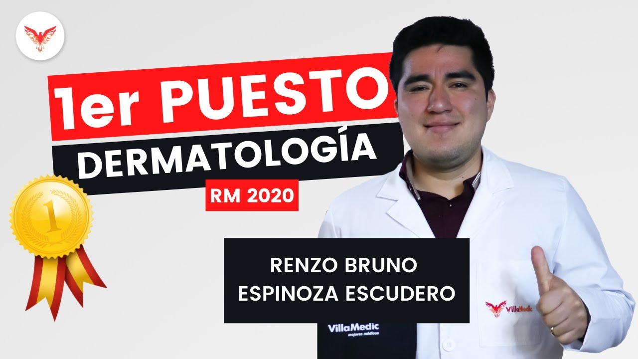 Renzo Espinoza Escudero - 1er Puesto Dermatología UNMSM RM 2020