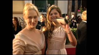 Celebrity Meryl Streep Fashion Snapshot Golden Globes 2007 Wealth
