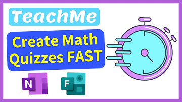 Generate OneNote Math Practice Quiz in 30 Seconds
