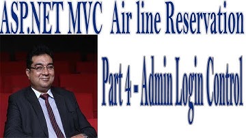 4- Airline Reservation System ASP.Net MVC Admin Login