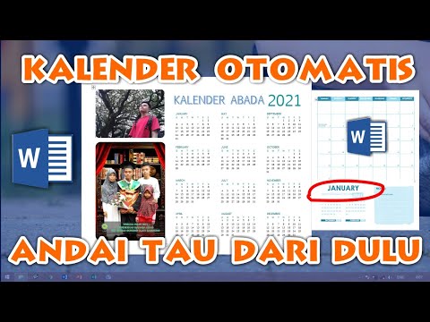 Video: Bagaimanakah cara membuat kalendar dengan gambar?