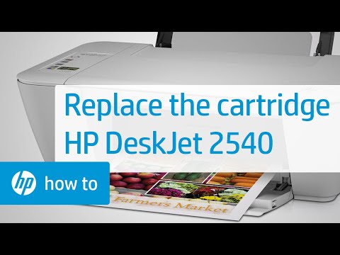 วีดีโอ: HP Deskjet 2540 ใช้ตลับหมึกอะไร