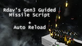 Rdav's guided missiles with auto reload - Space Engineers