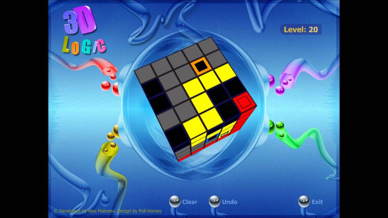 3D Logic Walkthrough Level 20(HD) - YouTube