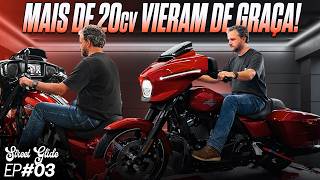 Descobrimos 20cv na roda sem mexer em remap ou trocar peças na Harley Street Glide! Qual potencia?