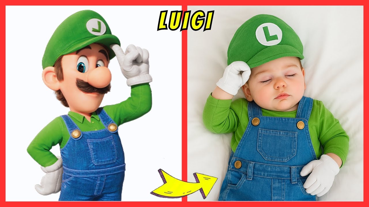 🎮 Super Mario Bros Characters As cool human version 🍄🚀