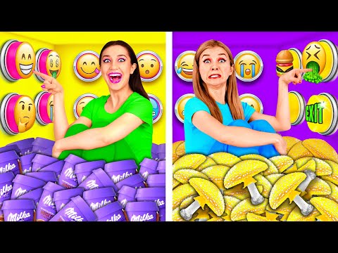 1000 Mystery Buttons Challenge Only 1 Lets You Escape | Crazy Pranks and Tricks TeenTeam Challenge