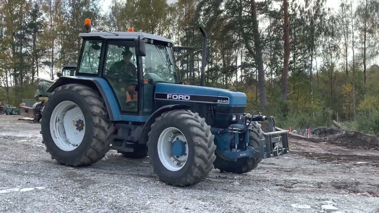 Traktor m frontlyft Ford 8340 SLE