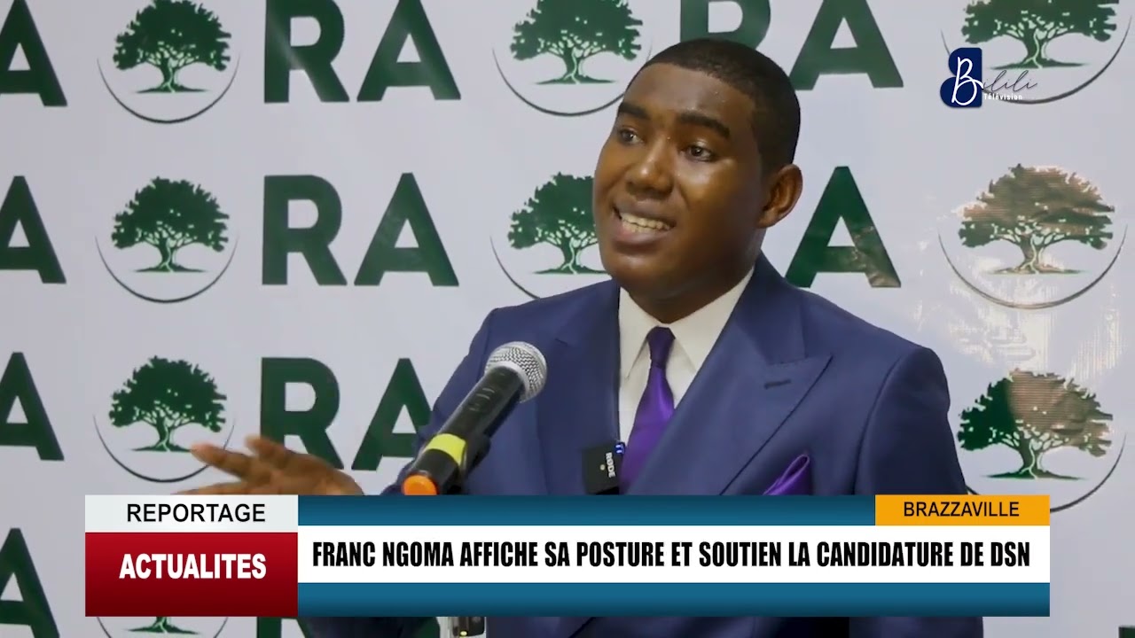 REPORTAGE Franc NGOMA affiche sa posture et soutien la candidature de Denis SASSOU N'GUESSO