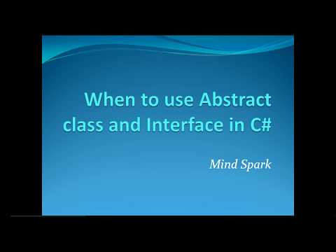 When to Use Abstract class And Interface in C# - Hindi