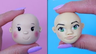 How To Make Fondant Face Tutorial (Simple and Advanced version)