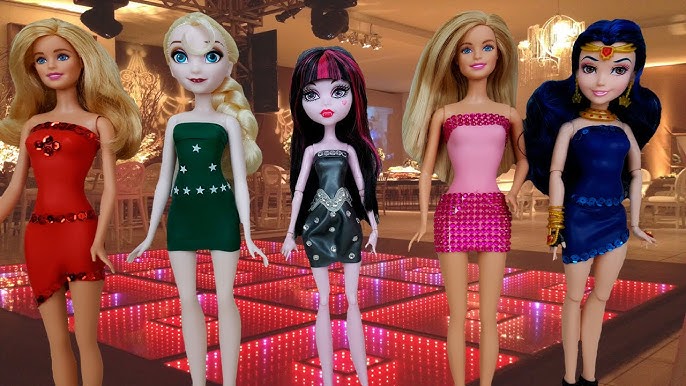 Tutorial Como Fazer Roupa de Academia Para Bonecas Barbie Descendentes M