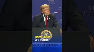 Trump says 28 of his 29 endorsed candidates won and accuses media of ignoring success