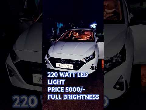 220 Watt LED LIGHT Hyundai i20 active all hatchback car LED light kaise lagwaye Baleno LED LIGHT