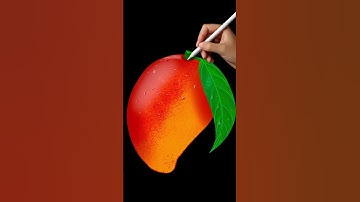 Mango Art 🥭 #drawing #art #digitalart #procreate #aesthetic #shorts