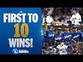The champs keep rolling! The Los Angeles Dodgers are the 1ST TEAM to reach 10 wins in 2026! 🤩