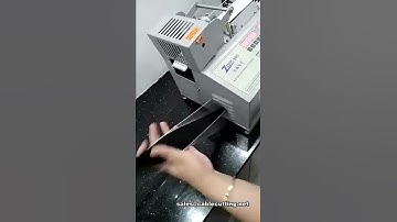 Automatic velcro tape cutting machine, glue velcro cutting machine