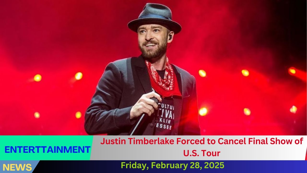 Justin Timberlake Forced to Cancel Final Show of U S Tour YouTube