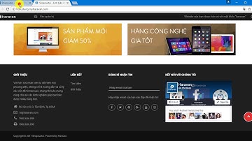 Hướng Dẫn Tạo Menu Liên Kết Website Tại Haravan